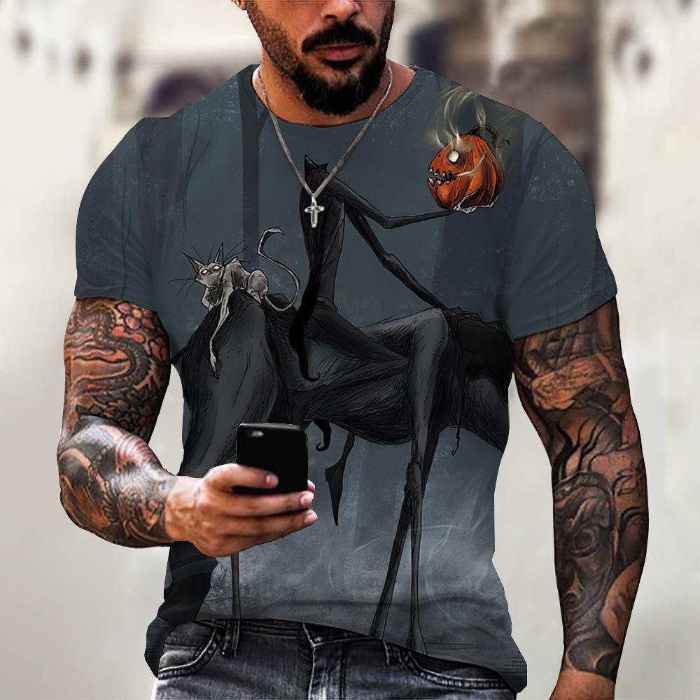 

Футболка Streetwear Series 3D Flexible Craft с короткими рукавами для мужчин 6XL