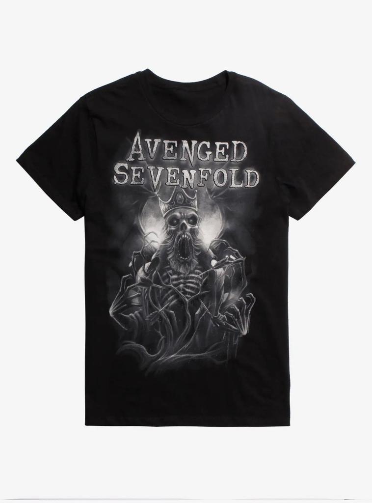 Alternative Metal Band Avenged Sevenfold A7X Graphic Print T-Shirt Streetwear Fashion Tee Women Men Casual Oversized Cotton Tops