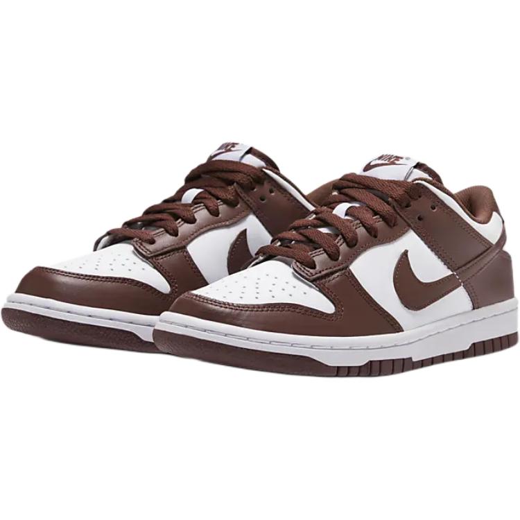Nike Dunk Low GS Redwood Kids Sneakers White Gym-Red FB9109-115