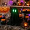 Spooky Party Decorations for Festival Halloween Ghost Decoration, Glow in The Dark Standing Ghost, Realistic Decor Small Black Fabric Tabletop,