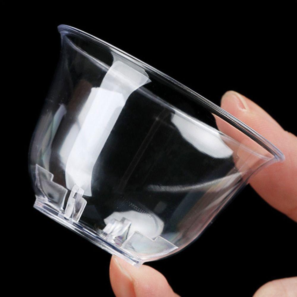 50pcs Disposable Shot Cup 60ml Kung Fu Tea Cup Drinkware Clear Plastic Tea Cup Office