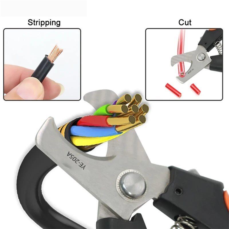 2025 Trend Cable Cutter Stripper Pliers Industrial Level Cutter Ability 38Mm2 Diameter 16Mm Cable Cutter Stripper