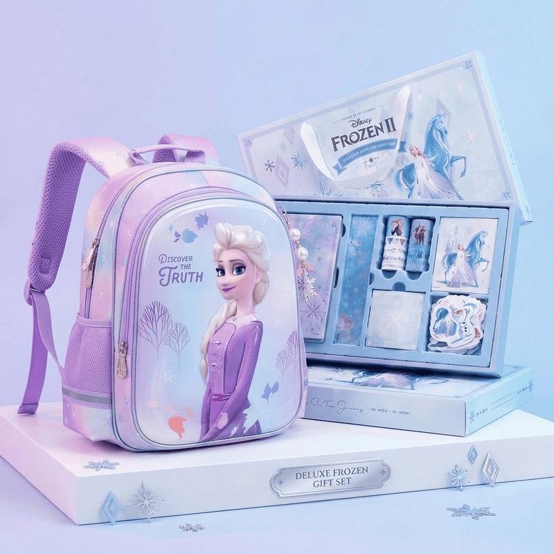 Disney Girls Primary School Backpack - Lightweight & Water-Repellent