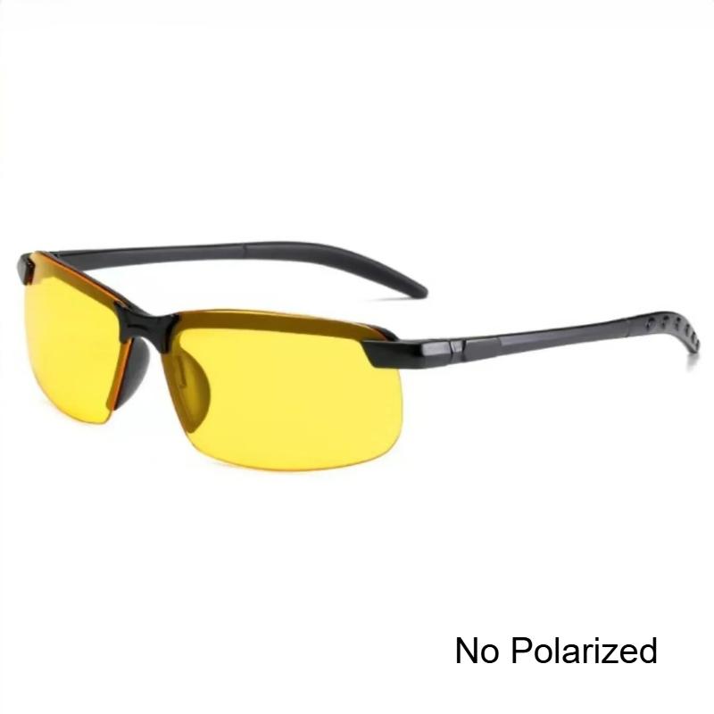 Yellow High-end Night Vision Driving Eyeglasses UV400 Sunglasses New Fashion Night-Vision Anti-glare Sun Glasses