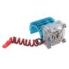 Motor Heatsink with Cooling Fans Blue Housing High Rotation Speed Colorful Lights for Brushless