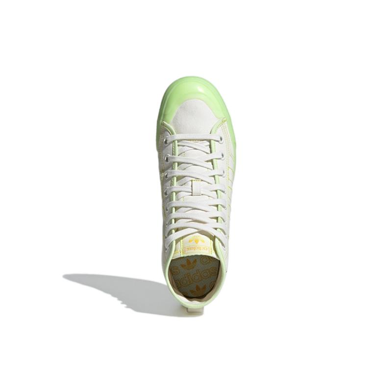 Adidas Nizza Hi Rf 'Cream Yellowgreen' Sneakers GX2706