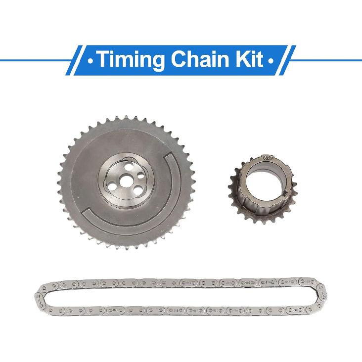 1 Set Engine Timing Chain Kit for Chevrolet Silverado 1500 2500 3500 Express Tahoe Avalanche Camaro for GMC Sierra Yukon 5.3L 6.0L