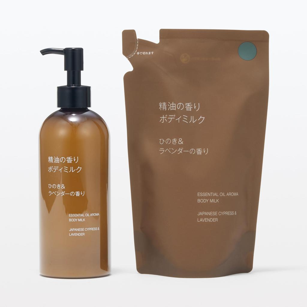 MUJI Huile Essentielle Corps Hinoki Lavande OAR56A4A Lait, & Parfum, 300mL,