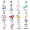 copper Cartoon Zodiac Bead Charms Fluorescent Pendant Suitable Ideal For Bracelets Do It Yourself Womens Jewellery Accessories