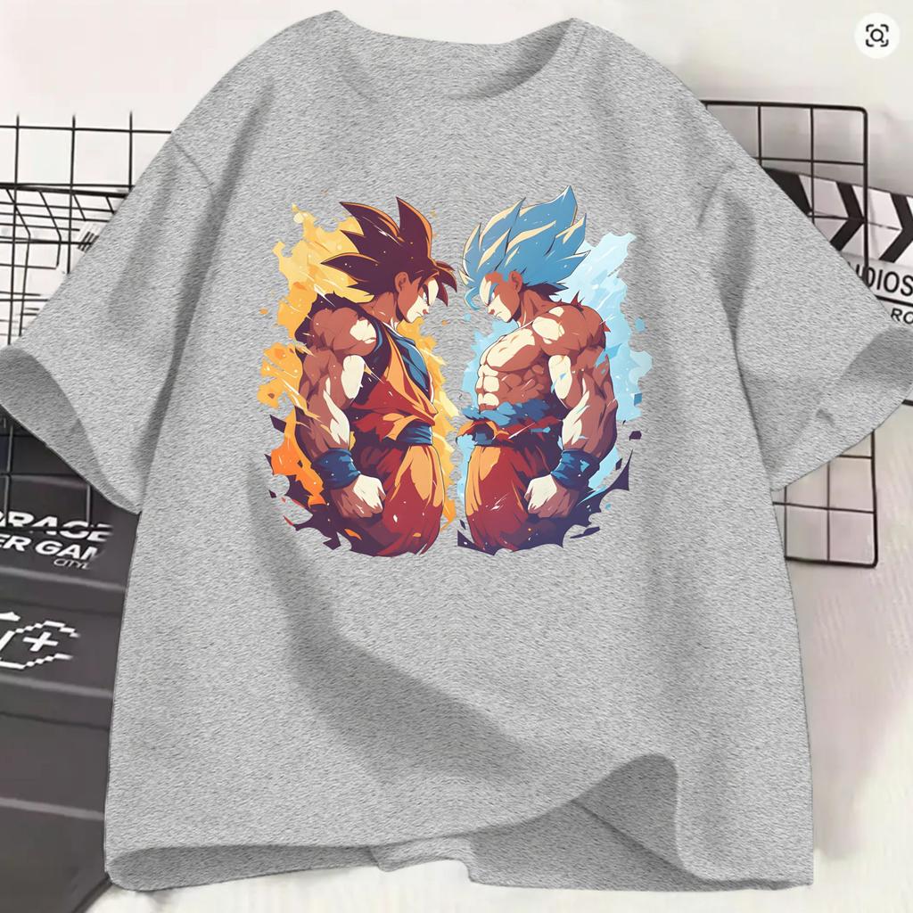 Unisexs Tshirt Dragonballs Vintage 100 Cotton Tee Shirt Short Sleeve T Shirt Crew Neck Clothing Birthday Gift