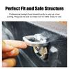 Pickup Truck Heavy Bed Liner Anchor Heavy Duty Nickel Alloy D Rings Tie Down Anchors Durable Rear Cargo Mount Hooks