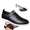 New round head men's casual shoes business men's cow single shoes leather shoes