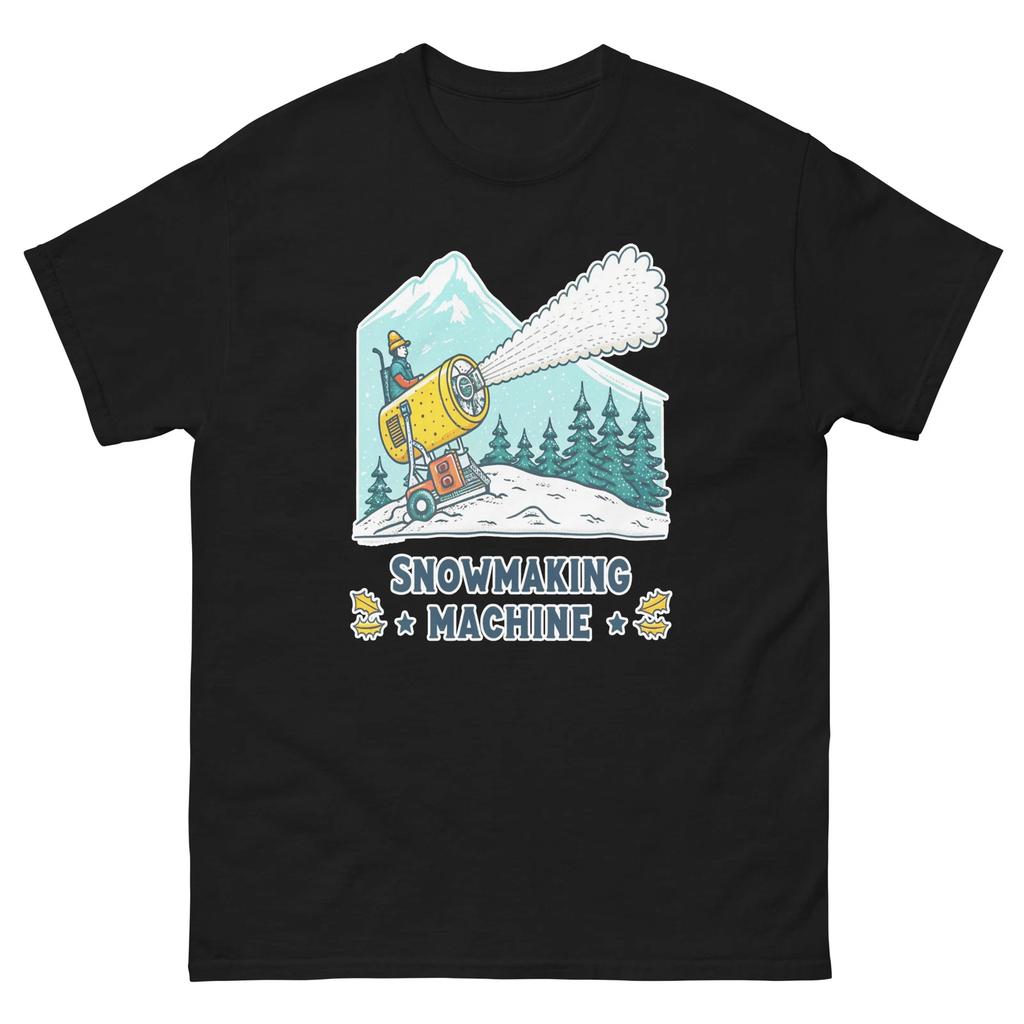 Snowmaking Machine Mountain Ski Resort Town T-Shirt