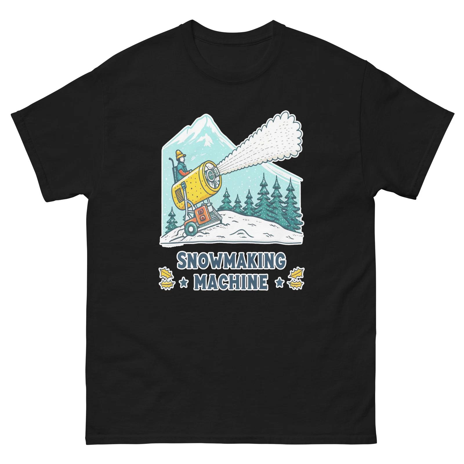 

Snowmaking Machine Mountain Ski Resort Town T-Shirt 3XL