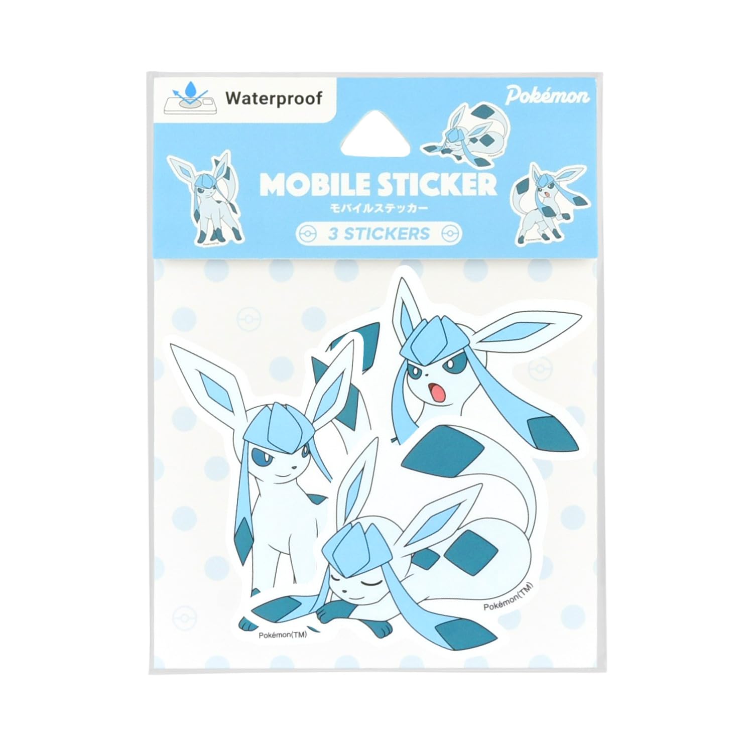 Gourmandies Pokemon Mobile Sticker Glaceon POKE-950F