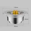 Anti-Clogging Kitchen Sink Drain Strainer 3 in 1 Sink Strainer Upgraded Sink Stopper  for Kitchen