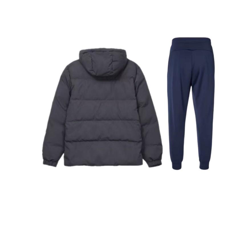 Under Armour Versatile Hooded Drop Shoulder Long Sleeve Jogger Set Unisex Activewear 23600704-409+-23600801-013