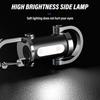 High Bright Mini Keychain Flashlight Portable Emergency Work Lights  For Camping Fishing Walking