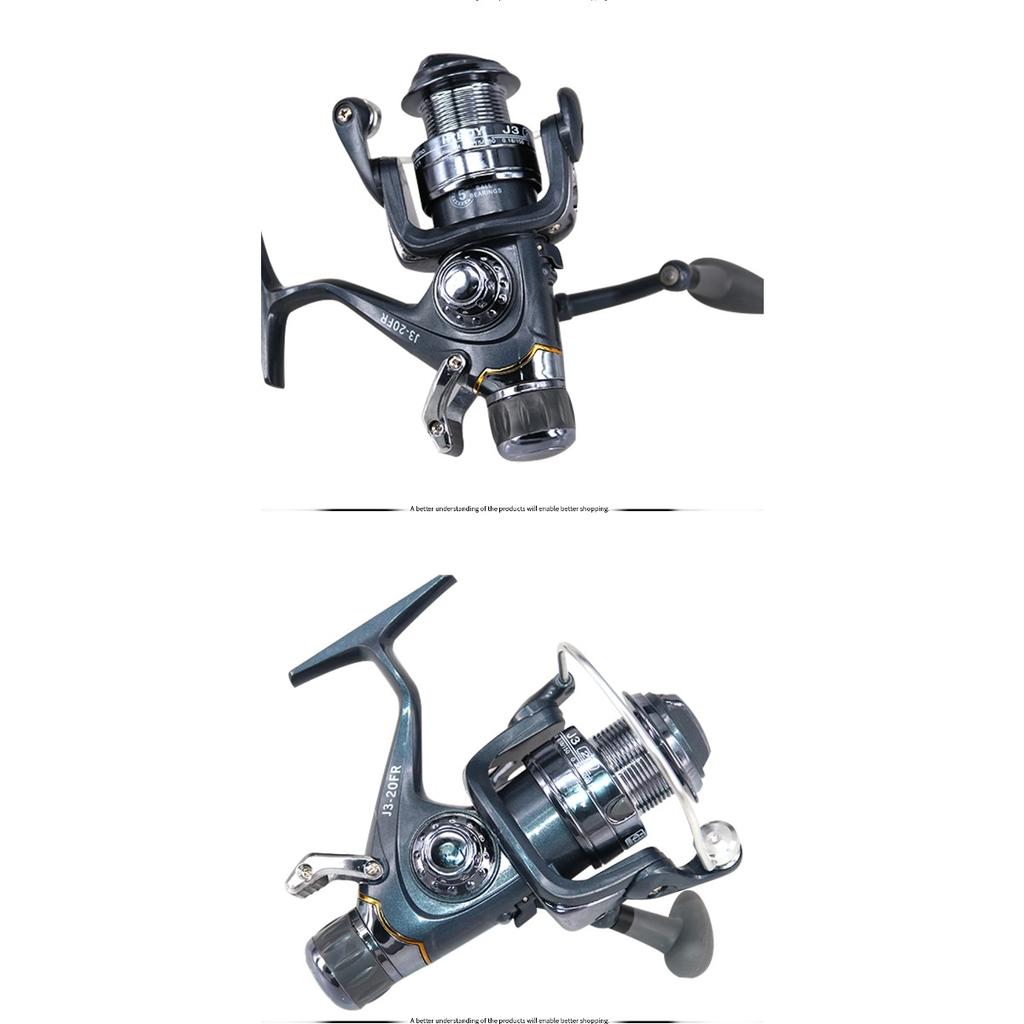 Squid Wheel Smooth Front Rear Double Brake Fisherman Cost-effective Fishing Reel 5.5:1 Gear Ratio Max 12KG Drag for Saltwater 260319