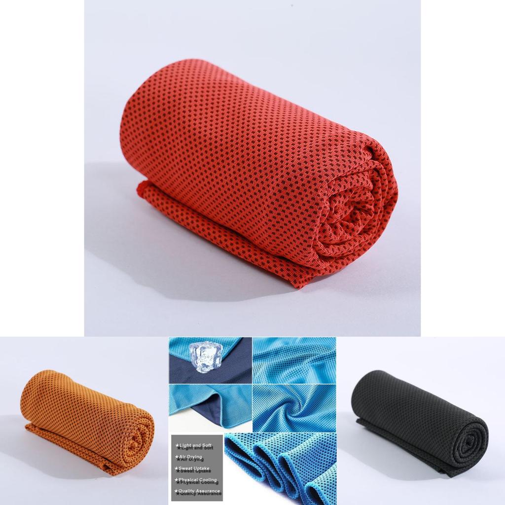 Premium Cotton Ice Towel Absorbent Chemical Free Durable Perfect For Running Yoga More