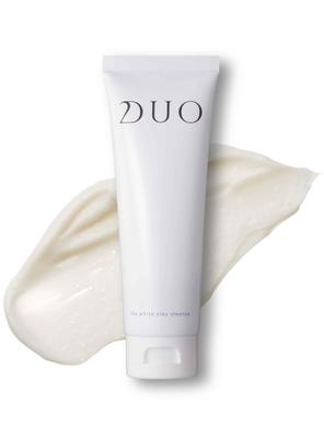 DUO The White Clay Cleanse 120g Creme Gesichtsreinigungsschaum mit 4 Arten von Tonerde, Zitrusduft, Anti-Staub, Schäumt nicht, Klärend, Peeling, Tonerde Gesichtsreiniger