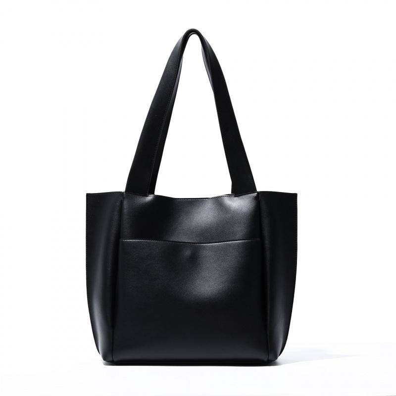 Einfache weiche Leder-Umhängetasche im Vintage-Stil, geräumige Pendler-Tragetasche, modische und vielseitige Handtasche Eimerform