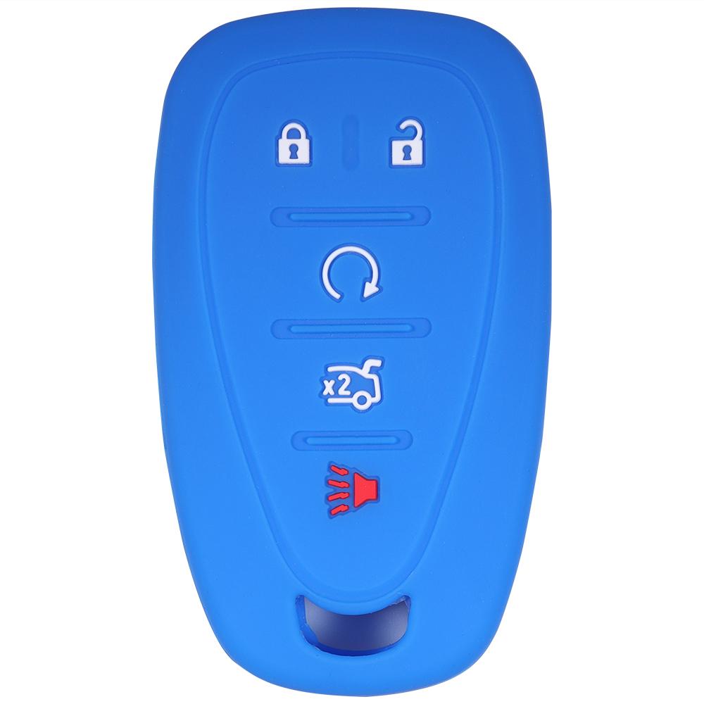 Car Key Cover Case Fits For Chevy Traverse Cruze Chevrolet Equinox Malibu 4/5 Button Silverado