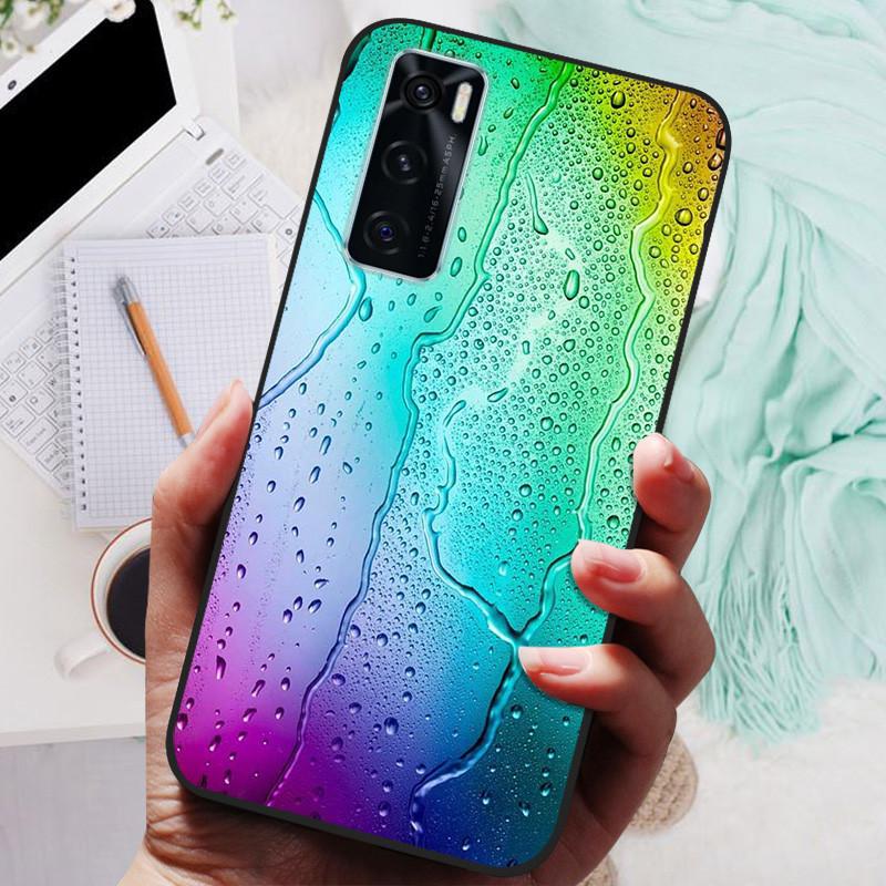 Etui do Vivo V20 SE Miękkie Pokrowce na Telefon z Silikonu TPU do Vivo V2022 V2023 V20SE Etui Zderzak Vivo V20 SE Odporne na Wstrząsy Pokrowiec Coque