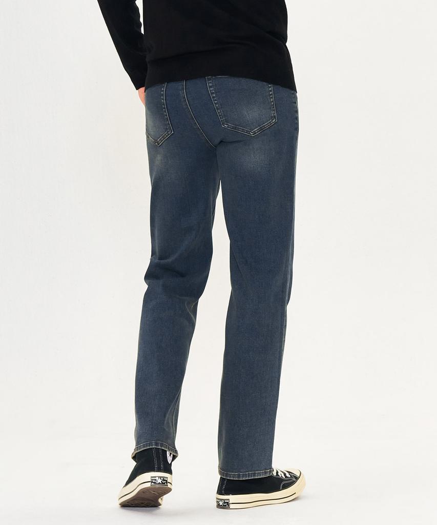 CHASECULT Men'S D-Tone In-Banding Straight Denim Pants - Navy