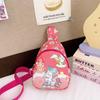 Kids Stylish Unicorn Cartoon Small Crossbody Bag For Daily School Outings And