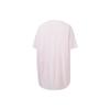 Li Ning Fitness Series Solid Color Brand Logo Printed Pullover Short Sleeve T-Shirt Women Tops Light-Pink ATST586-2