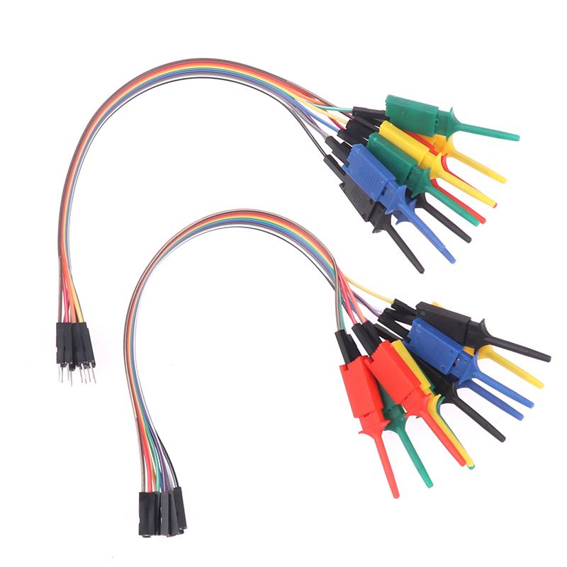 20Cm High Efficiency Test Hook Clip Logic Analyzer Cable Gripper Probe Test Clamp Kit For Chips Pins Connecting Testing