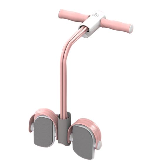 Pedal Resistance Band with Digital Counter Multifunction Tension Rope 4/6-Tube Elastic Yoga Pedal Puller Body Stretching Trainer Home Gym Workout