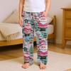 Fashionable Children's Christmas Print Pocket Casual Pants