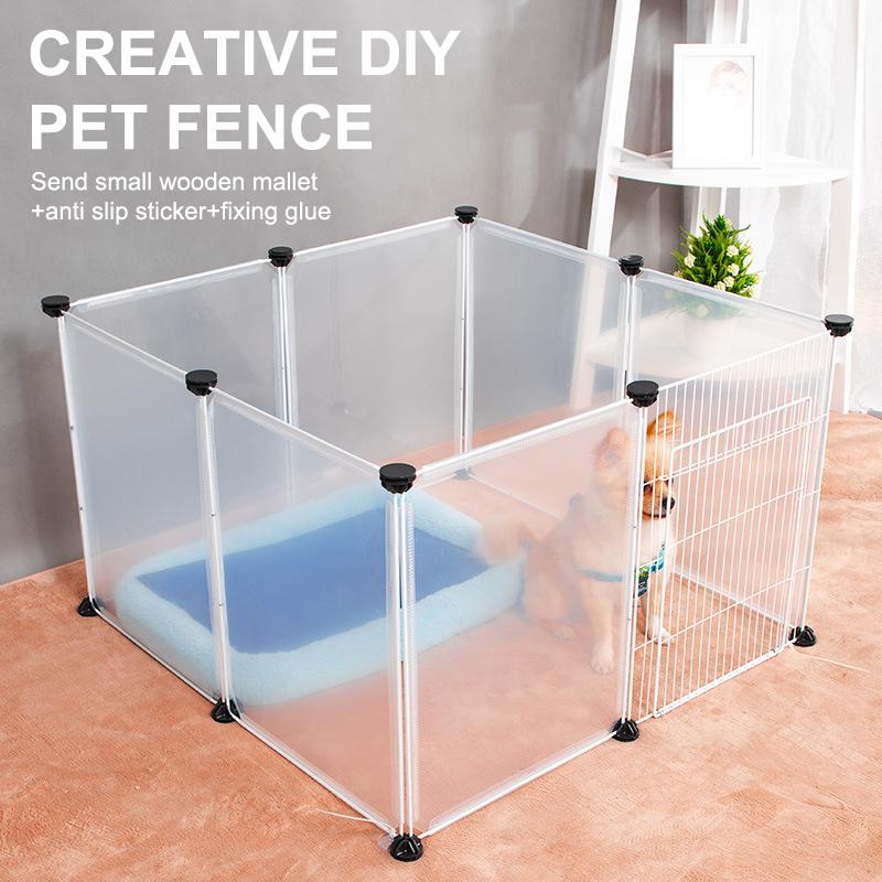 Playpen Diy Small Pet Freely Combined Foldable Dog Cage Yard Fence Durable Pet Playpen Puppy Kitten Exercise Training Playpen