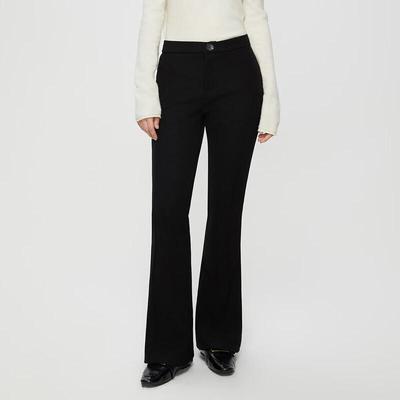 TaTu Women's Retro High-Waist Casual Long Pants