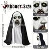Halloween Nun Mask - Ghostly Headgear from The Conjuring 2