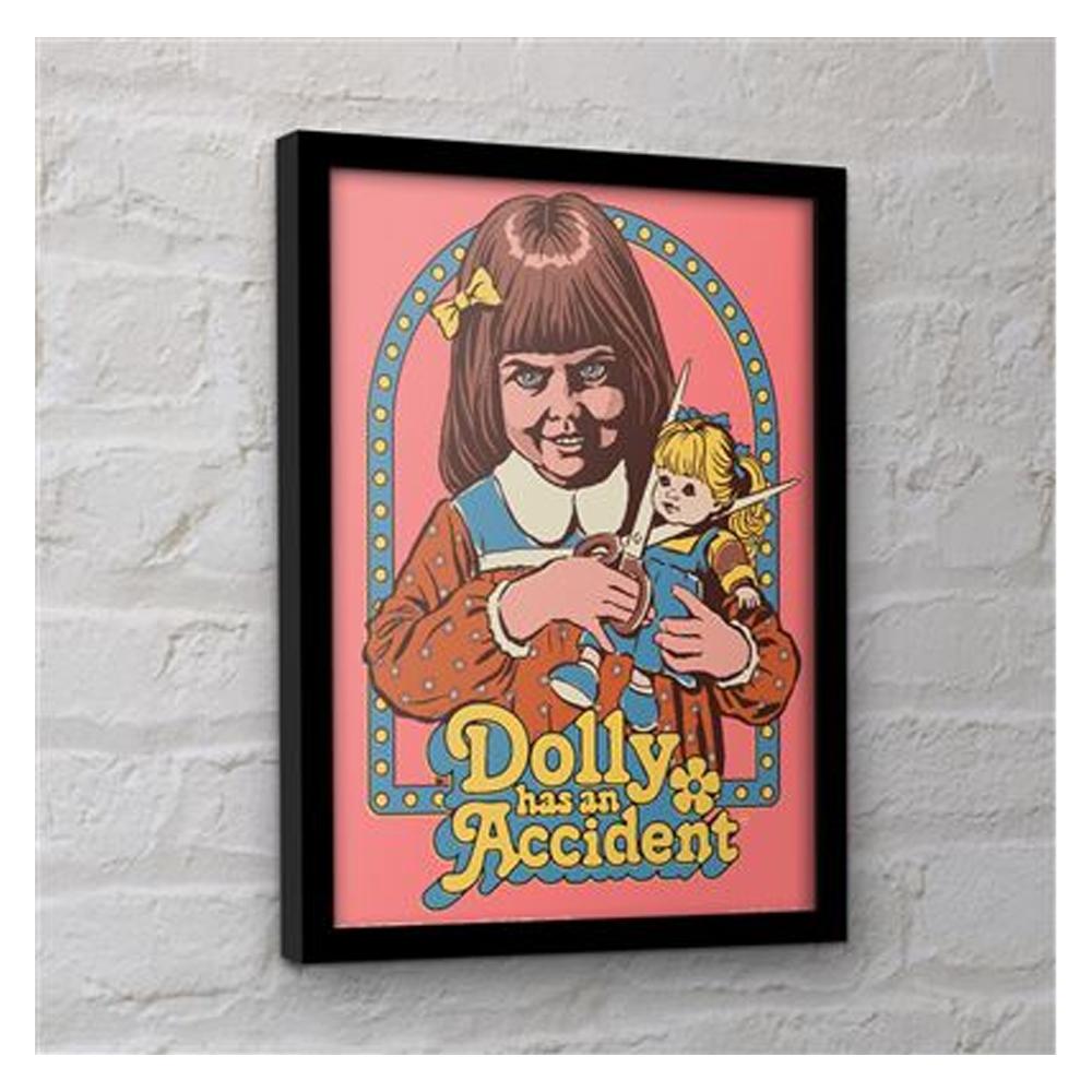 Steven Rhodes Dolly Has An Accident Framed Poster