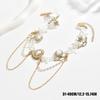 Stylish White Lace Collar Necklace Polyester Alloy Pearls Collarbone Chain Jewelry For Retro Look Any Occasion