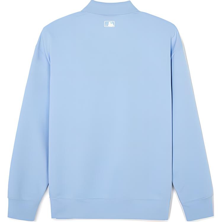 New MLB Los Angeles Dodgers Varsity Sweatshirt Unisex Sky Blue 3AMTV0841-07SBS