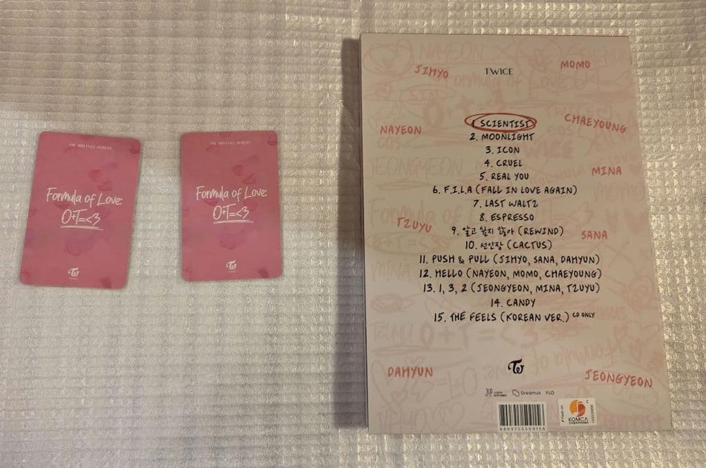[USED] TWICE Formula of Love: O+T=<3 CD