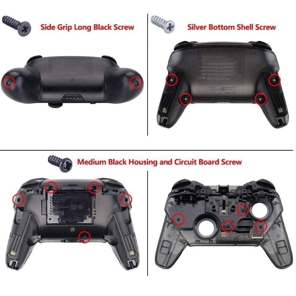 eXtremeRate Pro Controller Compatible with Switch ABXY ZR ZL L R Full Set Buttons Compatible with Switch Pro Controller Controller Not Included