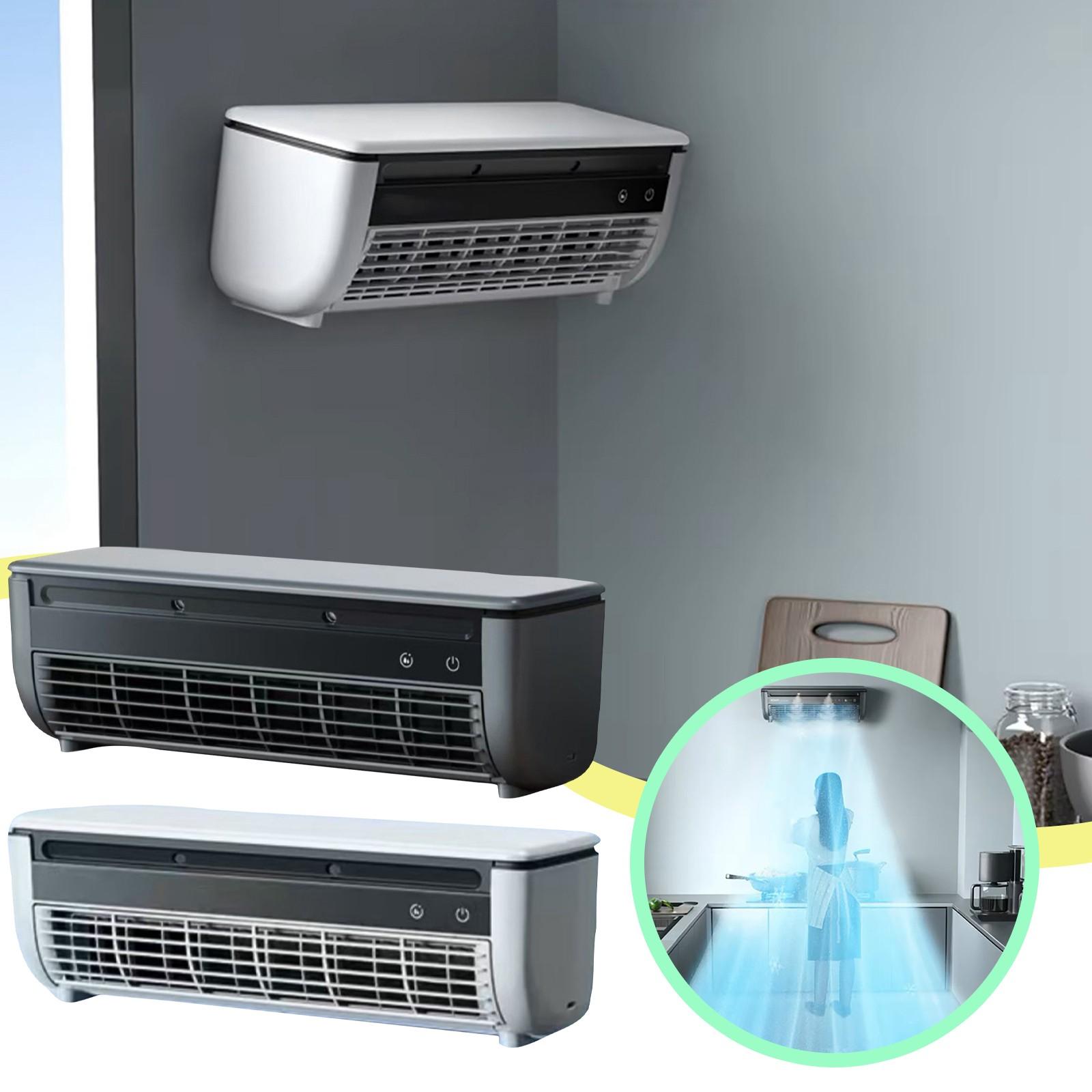 

Cold Wall-mounted Fan, High-force Charging Fan For Kitchen Ect One Size