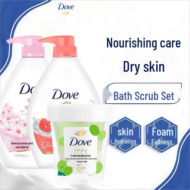 

Dove Refreshing Shower Gel & Body Scrub Set