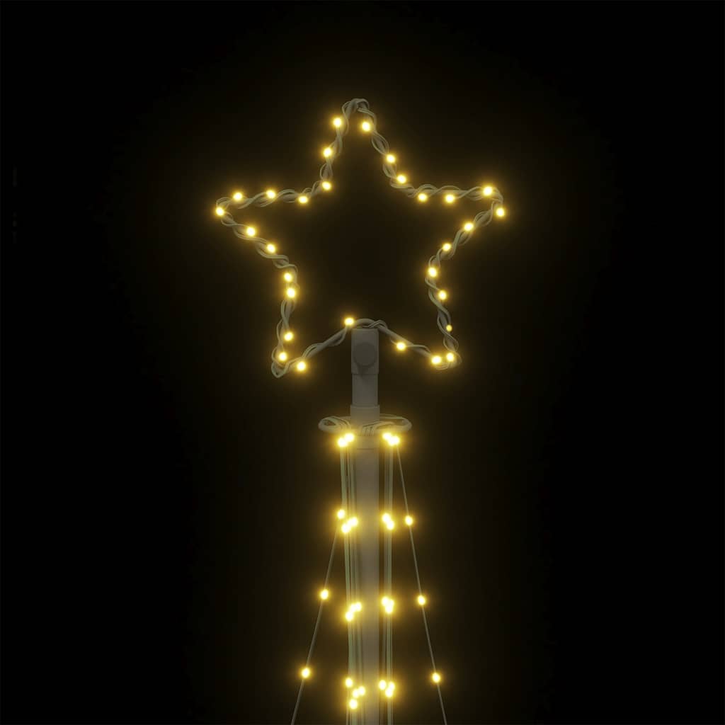 LED Christmas Tree 447 Warm White LEDs 250 cm