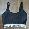 [USED] LE SSERAFIM Sports Bra, Size M, Black
