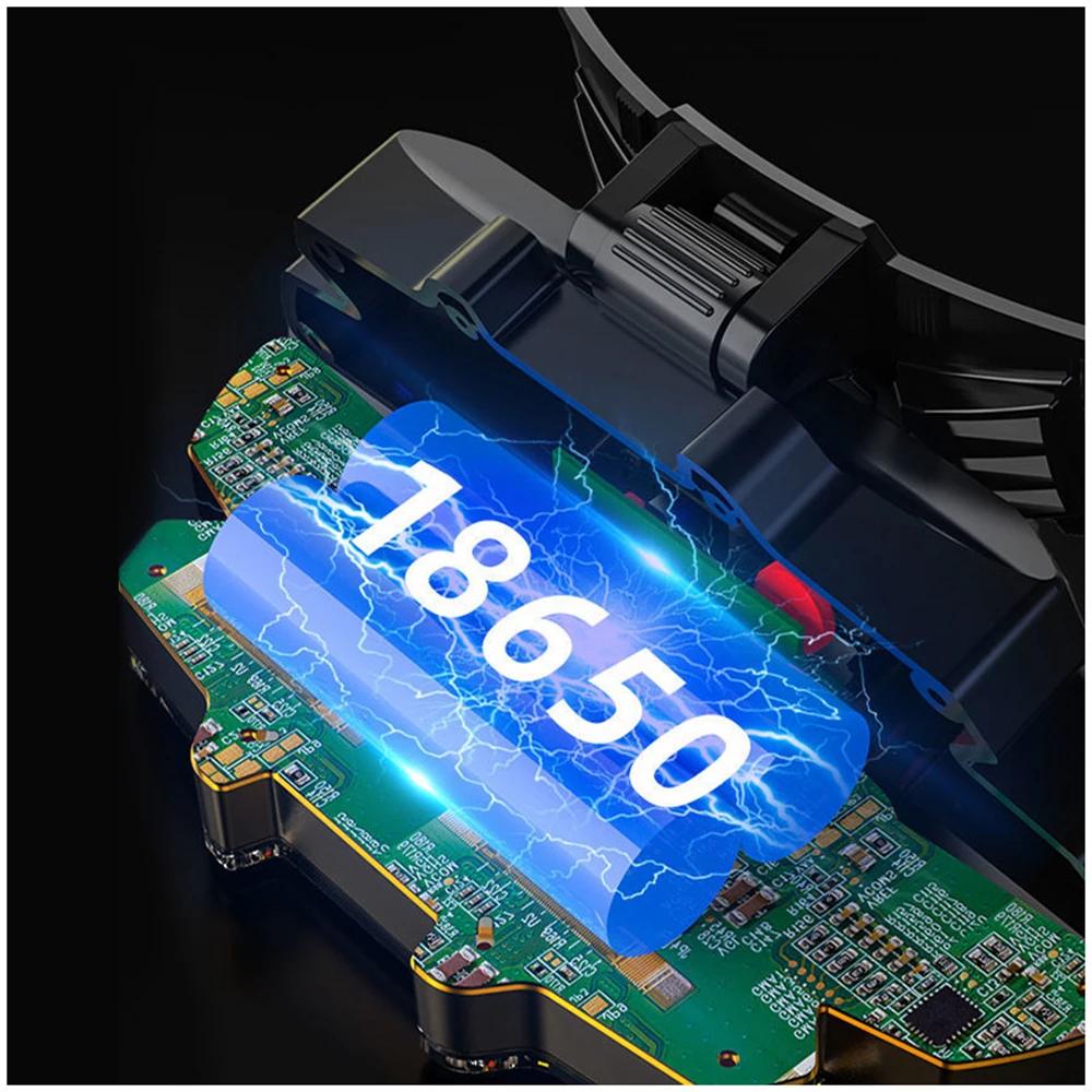 LED High Beam Headlight Outdoor Multi Head Lighting USB Charging Head Lamp Night Cycle Lamp