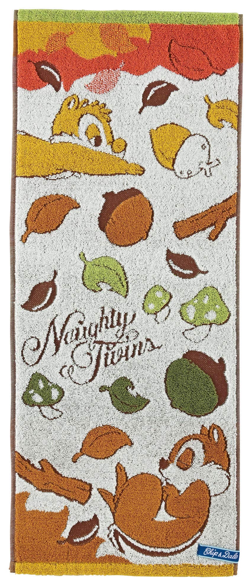 

Полотенце для лица Marushin Disney Chip Dale Sleepy Twin Cotton с антибактериальным и дезодорирующим эффектом 2006009300 34 x 80 см и 100% прибл.