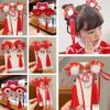 Chinese Style Children's Hair Band Red Bow Hair Clips Hair Pins Year Accessories Hair New Kids G8S8