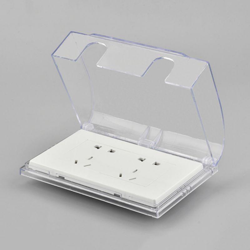  Bathroom Electrical Outlet Cover Protective Box Dust Cover Waterproof Enclosure